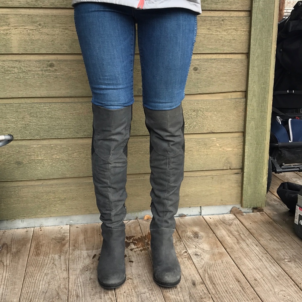Joes gray over the knee boots 8.5